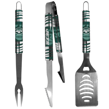 New York Jets 3 pc Tailgater BBQ Set