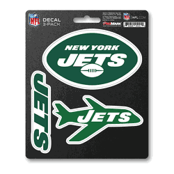 New York Jets 3 Piece Decal Sticker Set