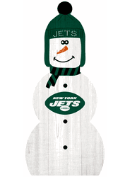 New York Jets 31" Snowman Leaner