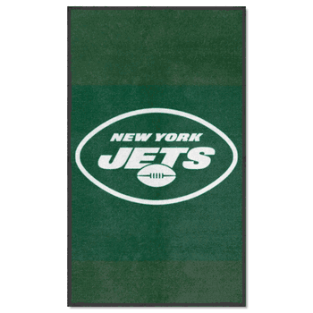 New York Jets 3X5 High-Traffic Mat with Durable Rubber Backing - Portrait Orientation