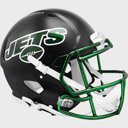 New York Jets  Authentic Speed Full Size Football Helmet 2022 Alternate On-Field