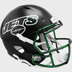 New York Jets  Authentic Speed Full Size Replica Football Helmet 2022 Alternate On-Field