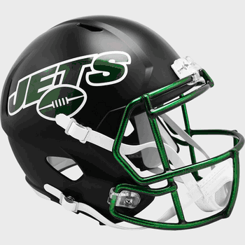New York Jets  Authentic Speed Full Size Replica Football Helmet 2022 Alternate On-Field