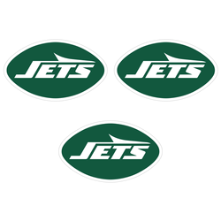 New York Jets Auto Decal 3 Pack