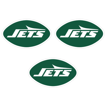 New York Jets Auto Decal 3 Pack
