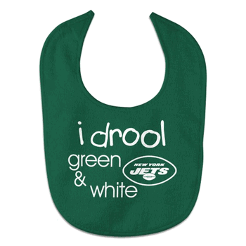 New York Jets Baby Bib All Pro Style I Drool Design
