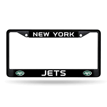 New York Jets  Black Chrome Frame with Plastic Inserts 12