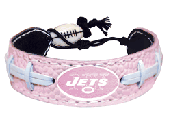New York Jets Bracelet Pink Football CO