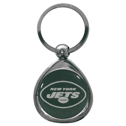 New York Jets Chrome Key Chain