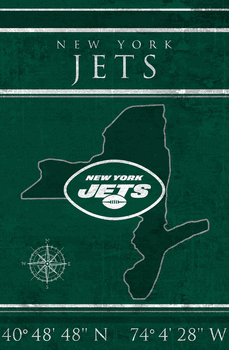 New York Jets Coordinates 17x26