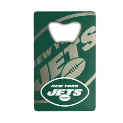 New York Jets Credit Card Style Bottle Opener - 2 x 3.25