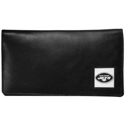 New York Jets Deluxe Leather Checkbook Cover