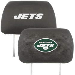 New York Jets Embroidered Head Rest Cover Set - 2 Pieces