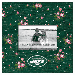 New York Jets Floral 10x10 Frame