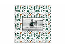 New York Jets Floral Pattern 10x10 Frame