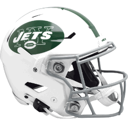 New York Jets Full Size Authentic SpeedFlex Football Helmet 2024 Alternate On-Field