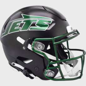 New York Jets Full Size Authentic SpeedFlex Football Helmet 2024 Alternate On-Field