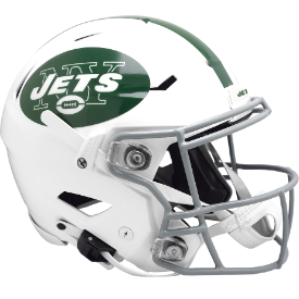 New York Jets Full Size Authentic SpeedFlex Football Helmet 2024 Alternate On-Field