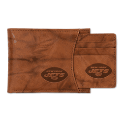 New York Jets  Genuine Leather Slider Wallet