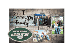 New York Jets I Love my Family Clip Frame