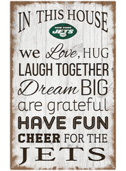 New York Jets In This House 11x19 Sign