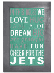 New York Jets In This House Sign