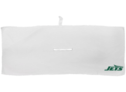 New York Jets Large Microfiber Towel - 16" x 40" (White)