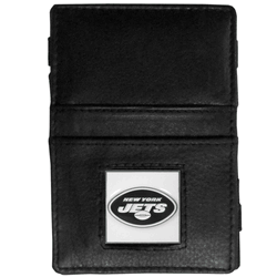 New York Jets Leather Jacob's Ladder Wallet