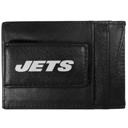 New York Jets Logo Leather Cash and Cardholder