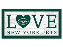 New York Jets Love 6x12 Sign