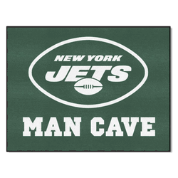 New York Jets Man Cave All-Star Rug - 34 in. x 42.5 in.