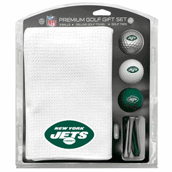 New York Jets Microfiber Towel Gift Set - 16 x 40 (White)