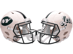 New York Jets NFL Full Size Replica Speed Football Helmet RETRO