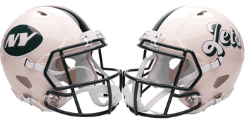 New York Jets NFL Full Size Replica Speed Football Helmet RETRO