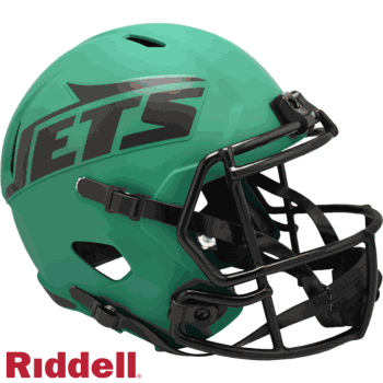 New York Jets NFL Helmet Riddell Replica Full Size Speed Style Rave Alternate RAVE