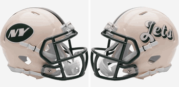 New York Jets NFL Mini Speed Football Helmet RETRO