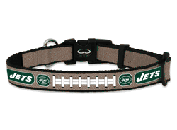 New York Jets Pet Collar Reflective Football Size Small CO