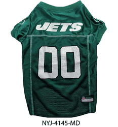 New York Jets Pet Mesh Jersey - Medium