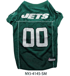 New York Jets Pet Mesh Jersey Small