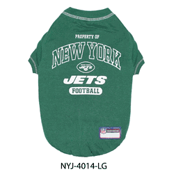 New York Jets Pet Tee Shirt Large