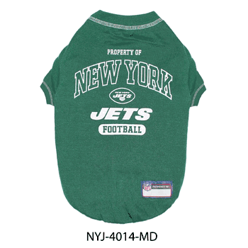 New York Jets Pet Tee Shirt - Medium