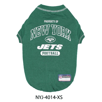New York Jets Pet Tee Shirt X-Small