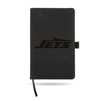 New York Jets Primary Logo Black Laser Engraved Small Notepad
