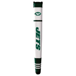 New York Jets Putter Grip (White with colored stripes)