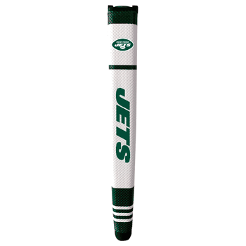 New York Jets Putter Grip (White with colored stripes)