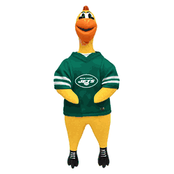 New York Jets Team Rubber Chicken Toy