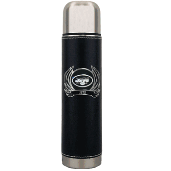 New York Jets Thermos with Flame Emblem
