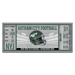 New York Jets Ticket Runner Rug - 30in. x 72in.