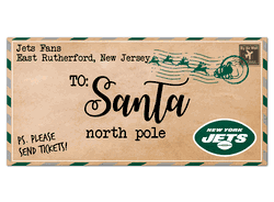 New York Jets To Santa 6x12 Sign