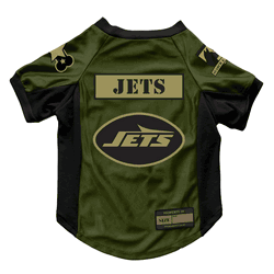 New York Jets Valor Pet Stretch Jersey - XS